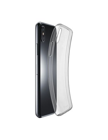 Husă Cellularline Fine - iPhone XS/X, Transparent