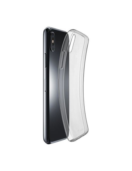 Husă Cellularline Fine - iPhone XS/X, Transparent