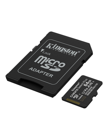 Карта памяти Kingston Canvas Select Plus, 64Гб (SDCS3/64GB)