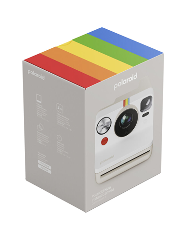 Cameră Foto Polaroid Now Gen 3 + Color Film Bundle, Alb