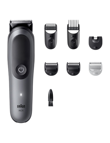 Trimmer pentru bărbați Braun AIO5520, Gri