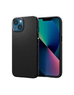 Husă Spigen iPhone 13 mini, Liquid Air, Negru mat