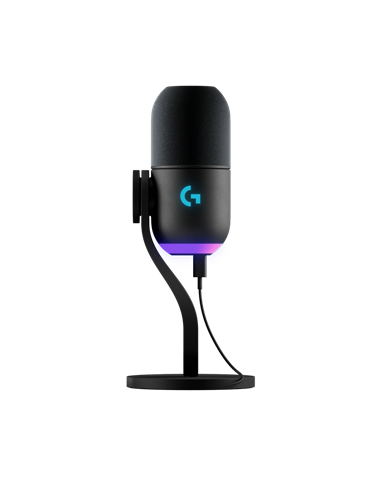 Игровой Микрофон Logitech Yeti GX, Проводной аналоговый, Чёрный