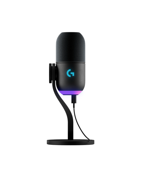 Игровой Микрофон Logitech Yeti GX, Проводной аналоговый, Чёрный
