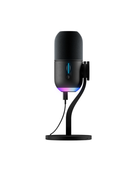 Microfon Gaming Logitech Yeti GX, Cu fir, Negru