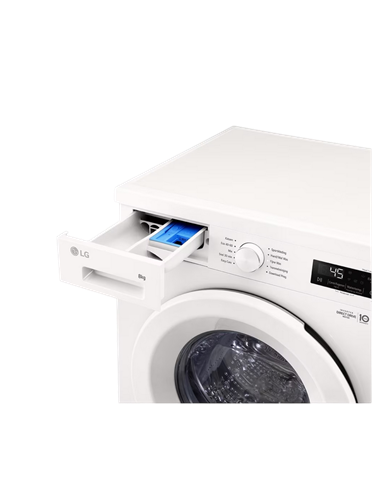 Стиральная машина LG F4X1008NWH, 8кг, Белый