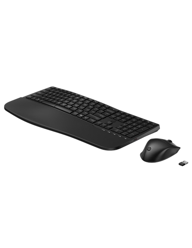 Клавиатура и мышь HP 680, Беспроводное, Чёрный