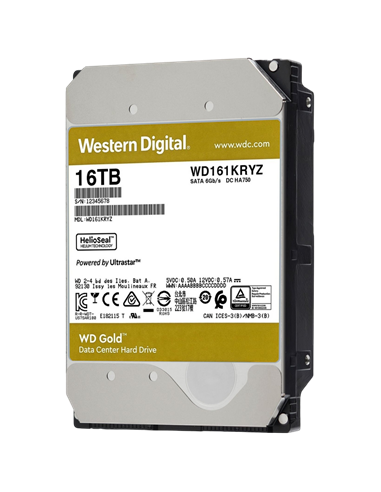 Unitate HDD Western Digital WD Gold, 3.5", 16 TB WD161KRYZ