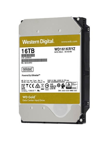 Unitate HDD Western Digital WD Gold, 3.5", 16 TB WD161KRYZ