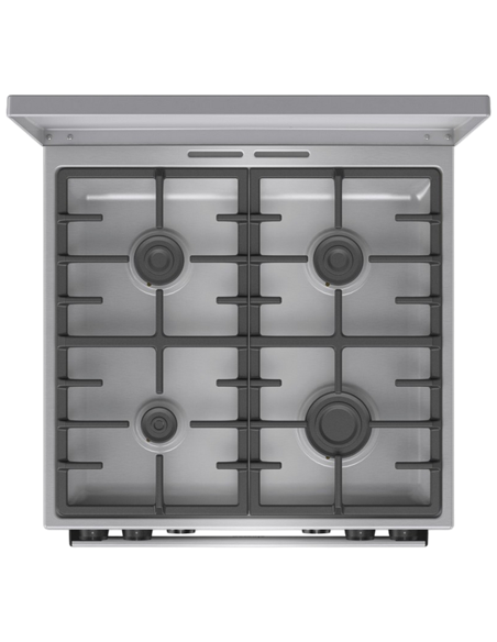 Комбинированная плита Gorenje GKS6C71XF, Нержавеющая сталь