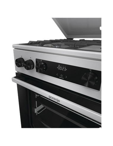 Aragaz Mixt Gorenje GKS6C71XF, Oțel inoxidabil