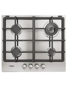 Plită pe gaz Whirlpool TKRL 661 IX, Oțel inoxidabil
