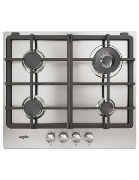 Plită pe gaz Whirlpool TKRL 661 IX, Oțel inoxidabil