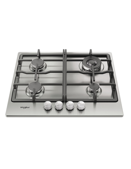 Plită pe gaz Whirlpool TKRL 661 IX, Oțel inoxidabil