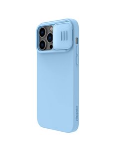 Чехол Nillkin iPhone 14 Pro, CamShield Silky Silicone, Blue Haze 2