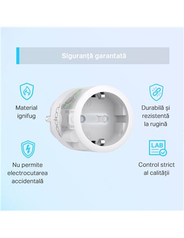 Priză inteligentă TP-LINK Tapo P115, Alb
