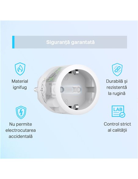 Priză inteligentă TP-LINK Tapo P115, Alb