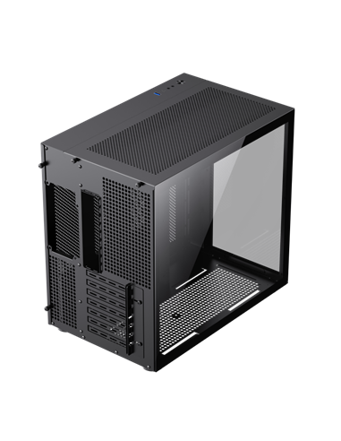Carcasă PC Gamemax Infinity, Midi-Tower, Fără PSU, Negru