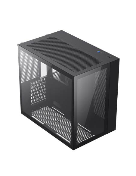 Carcasă PC Gamemax Infinity, Midi-Tower, Fără PSU, Negru