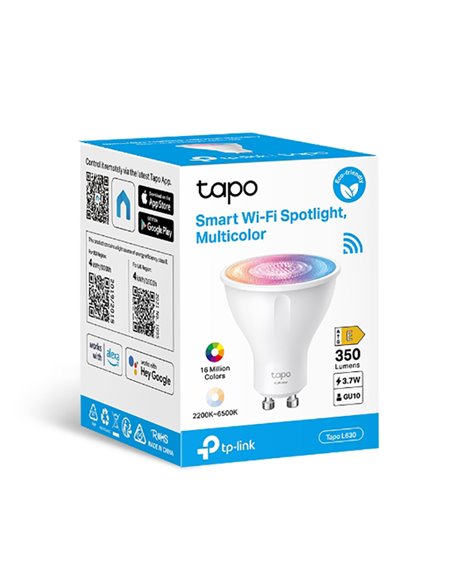 Светодиодная лампа TP-LINK Tapo L630, GU10, Многоцветная