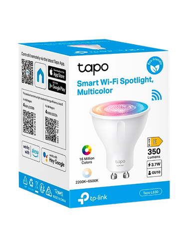 Светодиодная лампа TP-LINK Tapo L630, GU10, Многоцветная