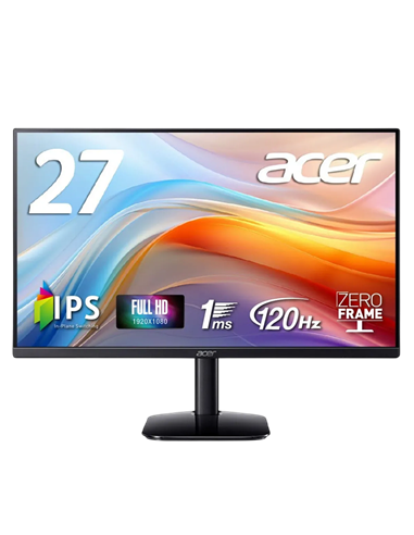27" Monitor Acer KA272G0bi, IPS 1920x1080 FHD, Negru