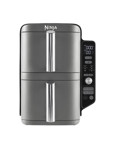 Friteuză cu aer cald Ninja Double Stack XL SL400EU, Gri