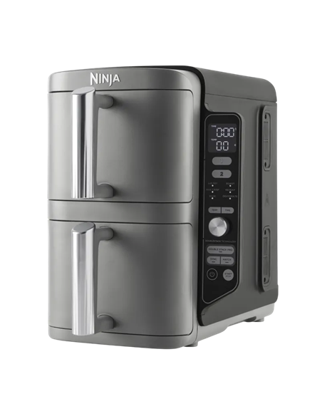 Friteuză cu aer cald Ninja Double Stack XL SL400EU, Gri