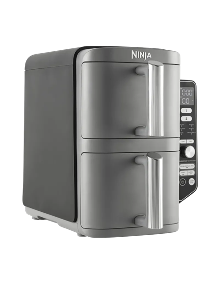 Friteuză cu aer cald Ninja Double Stack XL SL400EU, Gri