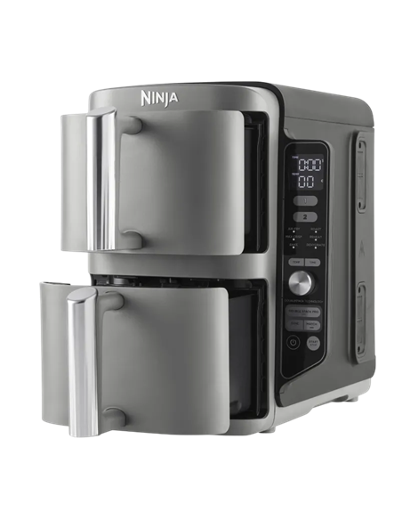 Friteuză cu aer cald Ninja Double Stack XL SL400EU, Gri