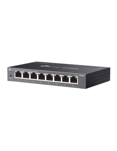 Switch de rețea TP-LINK ES208G, 8x 10/100/1000 Mbps