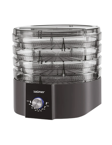 Deshidrator de fructe Zelmer ZFD1004, Negru