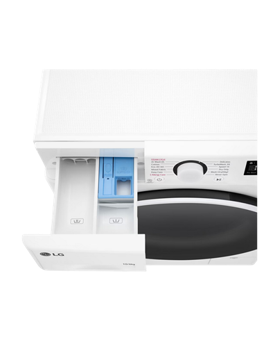 Стирально-сушильная машина LG F4DR510S0W, 10кг, Белый