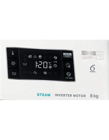 Стиральная машина Whirlpool FFB 8258 BV EE, 8кг, Белый