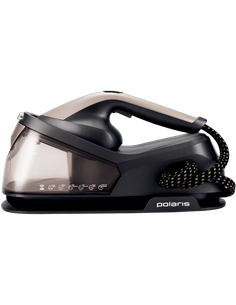 Fier de călcat cu generator de abur Polaris PSS2002K Pro, 2600W, Negru | Auriu