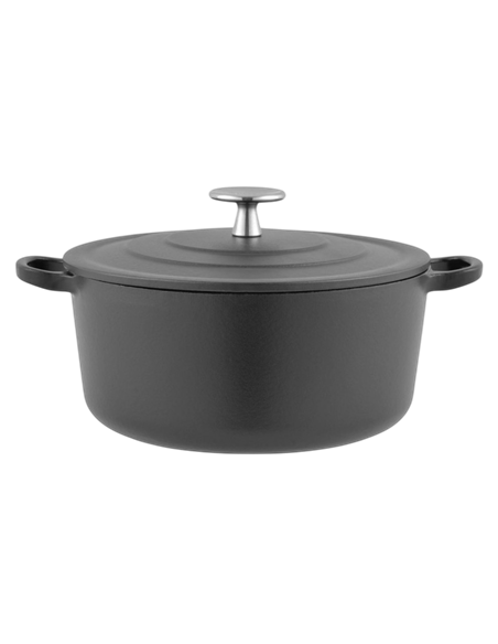 Cratiță Royal Van Kampen en Begee Cast, 3,3L, 22cm, Iron Black