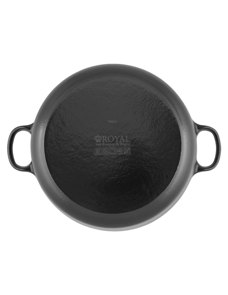 Cratiță Royal Van Kampen en Begee Cast, 3,3L, 22cm, Iron Black