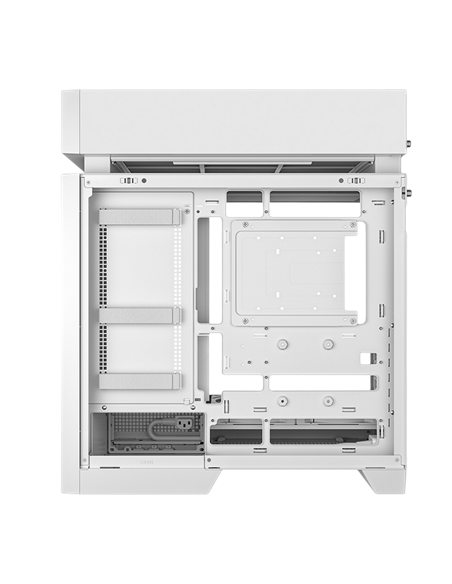 Carcasă PC Deepcool CL660 WH, Midi-Tower, Fără PSU, Alb