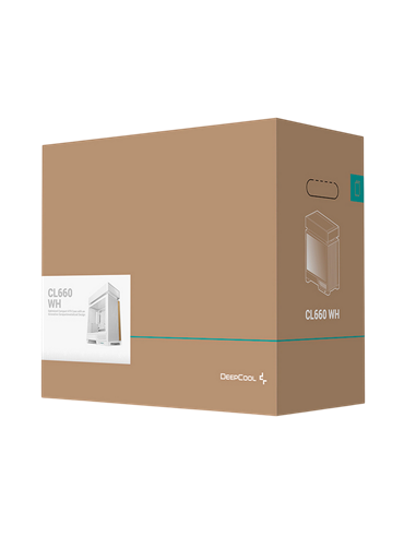 Компьютерный корпус Deepcool CL660 WH, Midi-Tower, Без блока питания, Белый