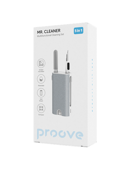 Набор для очистки Proove Mr. Cleaner 5in1, Белый | Серый