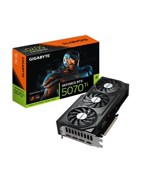 Видеокарта Gigabyte GV-N507TWF3OCV2-16GD, 16 ГБ GDDR7 256бит