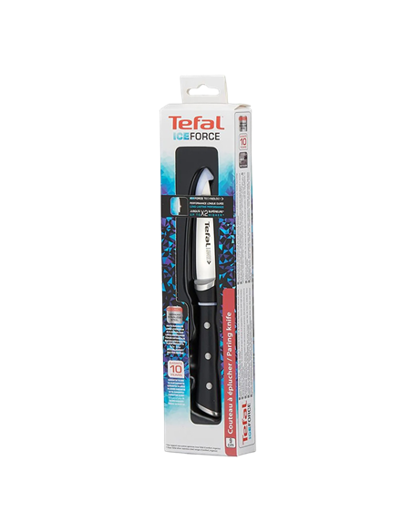 Cuțit pentru curățarea legumelor Tefal K2320514, Negru