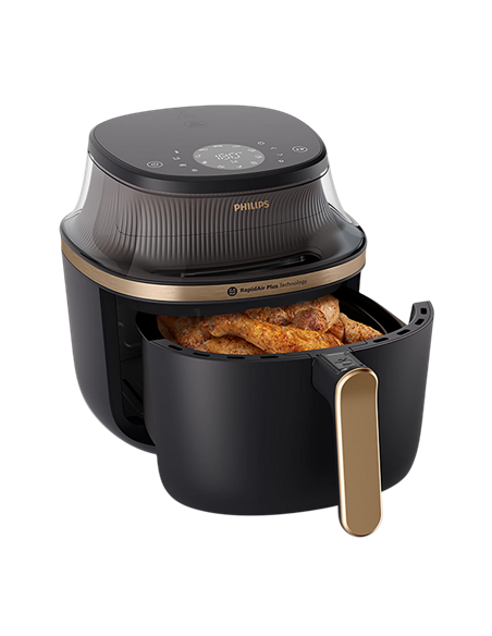 Аэрофритюрница Philips NA322/00, Черный | Золотистый
