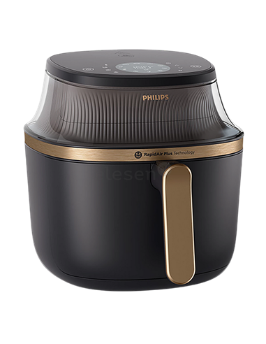 Аэрофритюрница Philips NA322/00, Черный | Золотистый