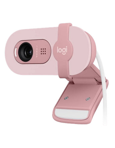 Cameră Web Logitech BRIO 100, 1920x1080, Roz