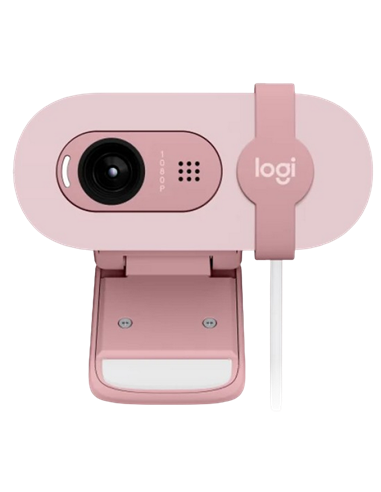 Веб-камера Logitech BRIO 100, 1920x1080, Розовый