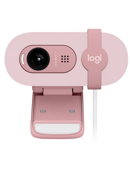 Cameră Web Logitech BRIO 100, 1920x1080, Roz