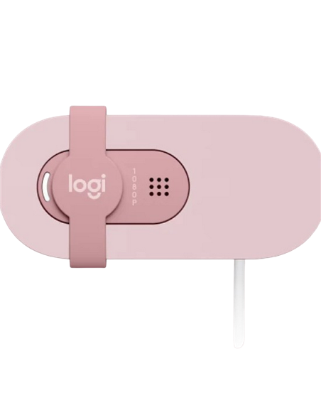 Cameră Web Logitech BRIO 100, 1920x1080, Roz