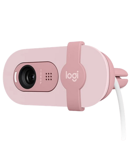 Веб-камера Logitech BRIO 100, 1920x1080, Розовый