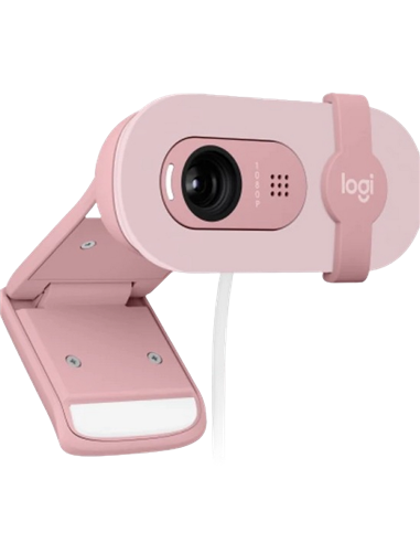 Cameră Web Logitech BRIO 100, 1920x1080, Roz
